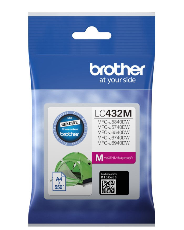 Brother MAGENTA INK CARTRIDGE TO SUIT MFC-J5340DW/MFC-J5740DW/MFC-J6540DW/MFC-J6740DW/MFC-J6940DW -UP TO 550 PAGES