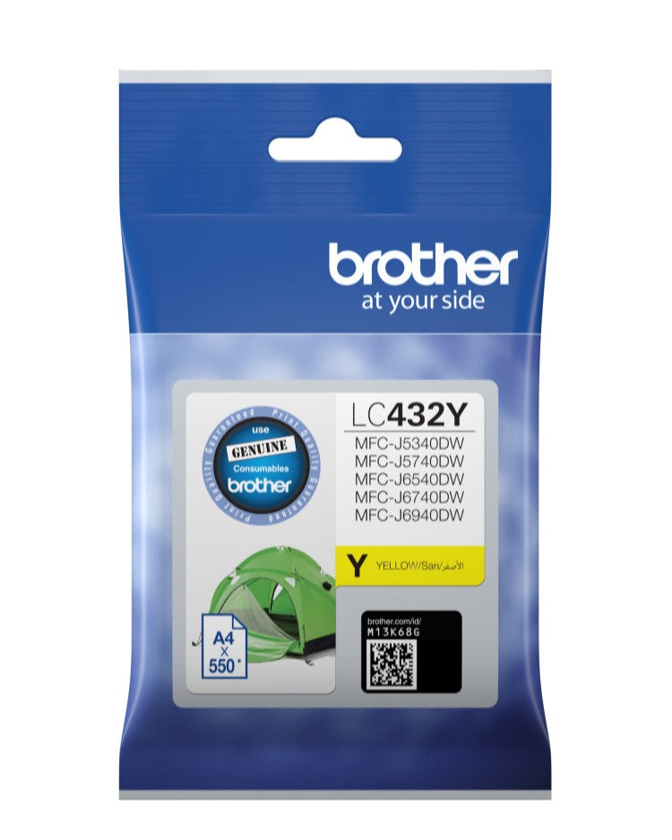 Brother YELLOW INK CARTRIDGE TO SUIT MFC-J5340DW/MFC-J5740DW/MFC-J6540DW/MFC-J6740DW/MFC-J6940DW -UP TO 550 PAGES