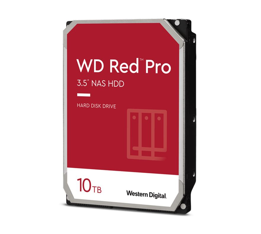 Western Digital WD Red Pro 10TB 3.5' NAS HDD SATA3 7200RPM 256MB Cache 24x7 300TBW ~24-bays NASware 3.0 CMR Tech 5yrs wty (LS) ~WD103KFBX