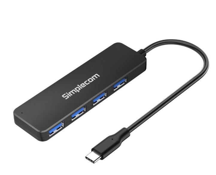 (LS)Simplecom CH340 Compact USB-C to 4 Port USB-A Hub USB 3.2 Gen1