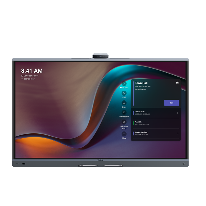 Yealink MB86Pro-A02 86'' MeetingBoard Microsoft Teams on Android, Triple-eye Camera System (3*50MP), Floorstand & Wallmount not included, Android