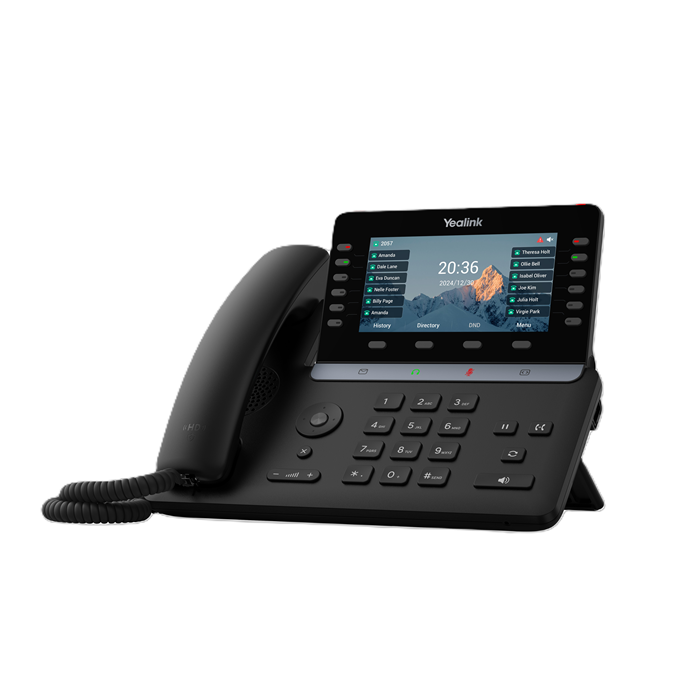 Yealink SIP-T85W (SBC READY) IP Phone, 5.5' Color Display, 16 SIP Accounts, HD Voice, Bluetooth 5.0, Wi-Fi 6, Dual USB, PoE, Linux 6.1