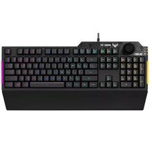 ASUS TUF Gaming K1 RGB Keyboard with Volume Knob & Wrist Rest