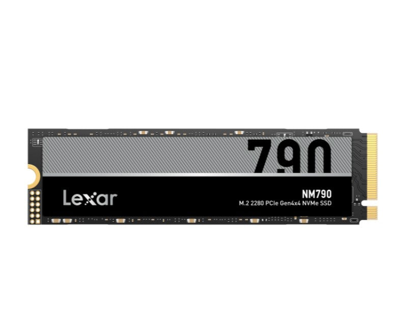 Lexar LNM790X512G-RNNNG Internal SSD 512GB M.2 2280 PCIe Gen 4x4 NVMe SSD up to 7400MB/s read, 6500MB/s write TLC