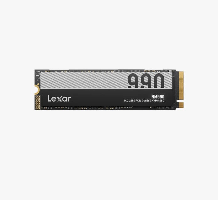 Lexar LNM990X004T-RNNNG Internal SSD 4TB PCIe G5x4 M.2 2280 up to 14000MB/s read, 11000MB/s write - 5 year limited warranty