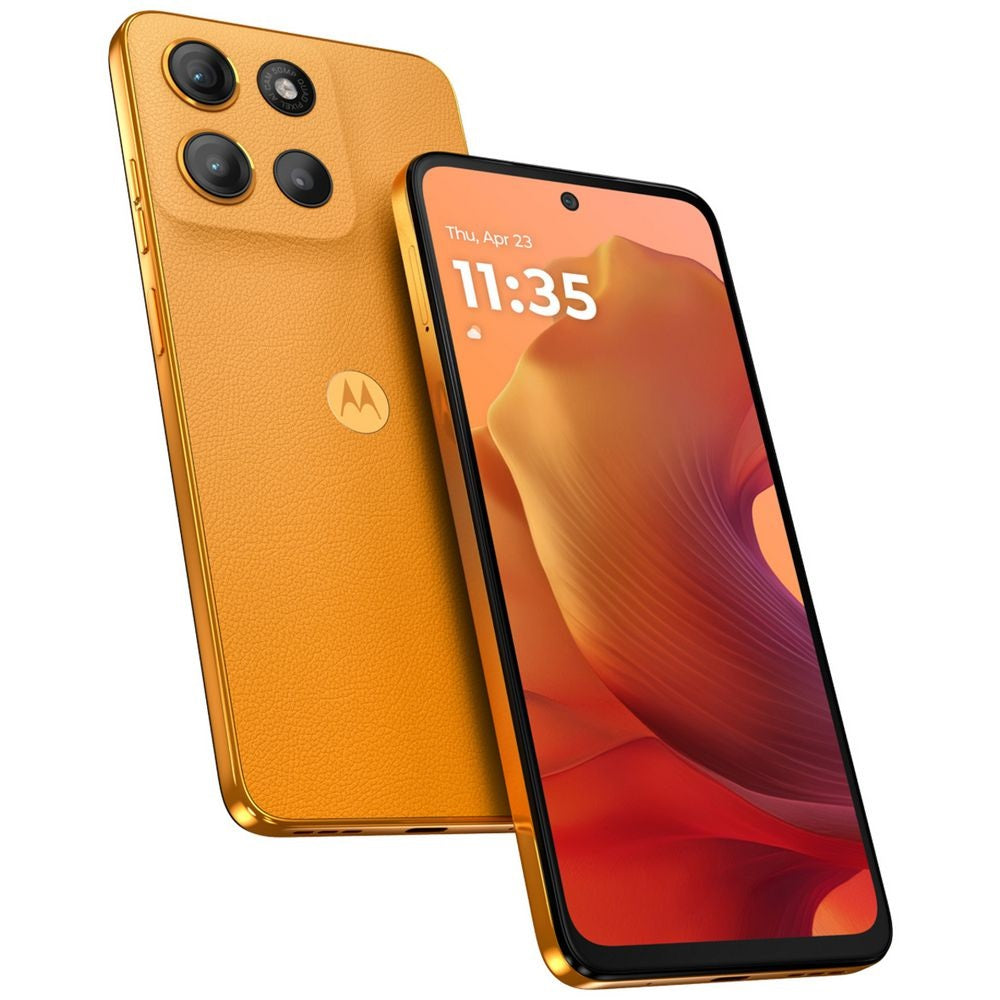 Motorola Moto G15 4G 128GB - Sunrise Orange*AU STOCK*, 6.7', Full HD+, 60Hz, 4GB/128GB, 50MP/8MP, Dual SIM, 5200mAh, 2 Years Warranty