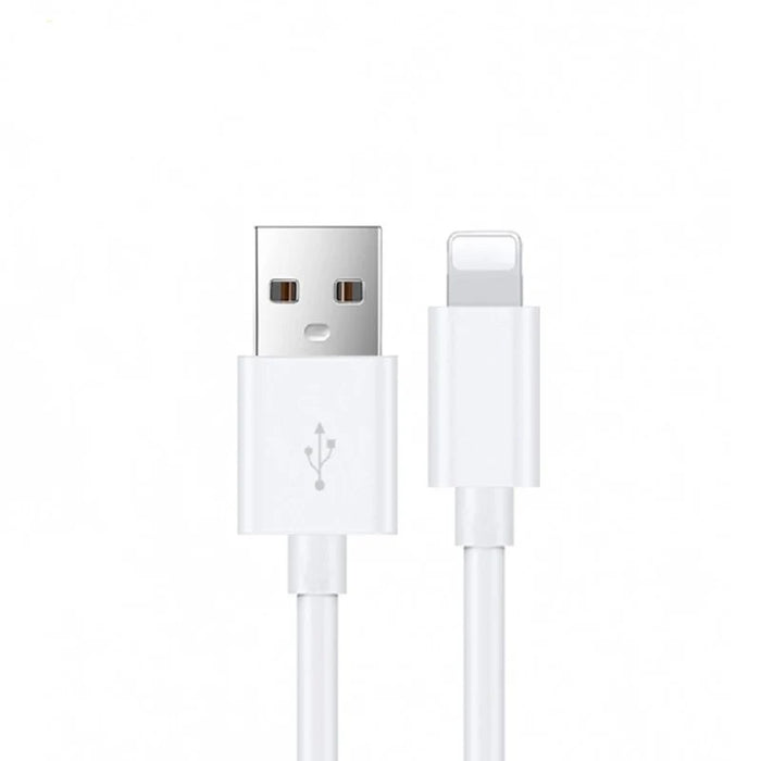 USP Lightning to USB-A Cable (2M) White - Quick Charge & Connect, 2.4A Rapid Charge, 480Mbps Transfer, Fast Charge,Tested 10K+ Bend, 5 Years Warranty