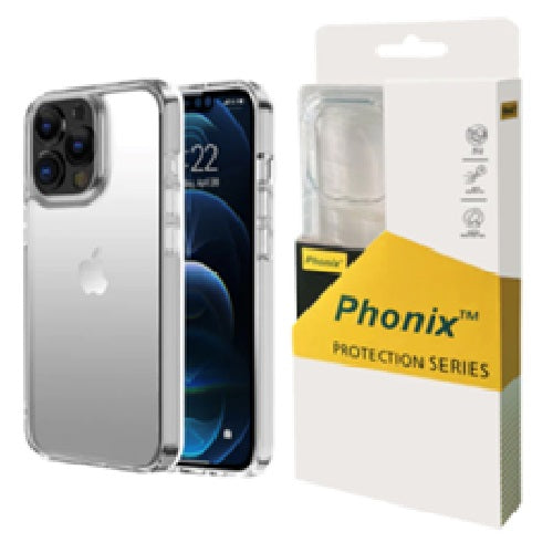 Phonix Apple iPhone 17e /  iPhone 16e / iPhone15 / iPhone 14 / iPhone 13 (6.1') Clear Rock Shockproof Case - Ultra-thin, Lightweight ,10 Years Warrant