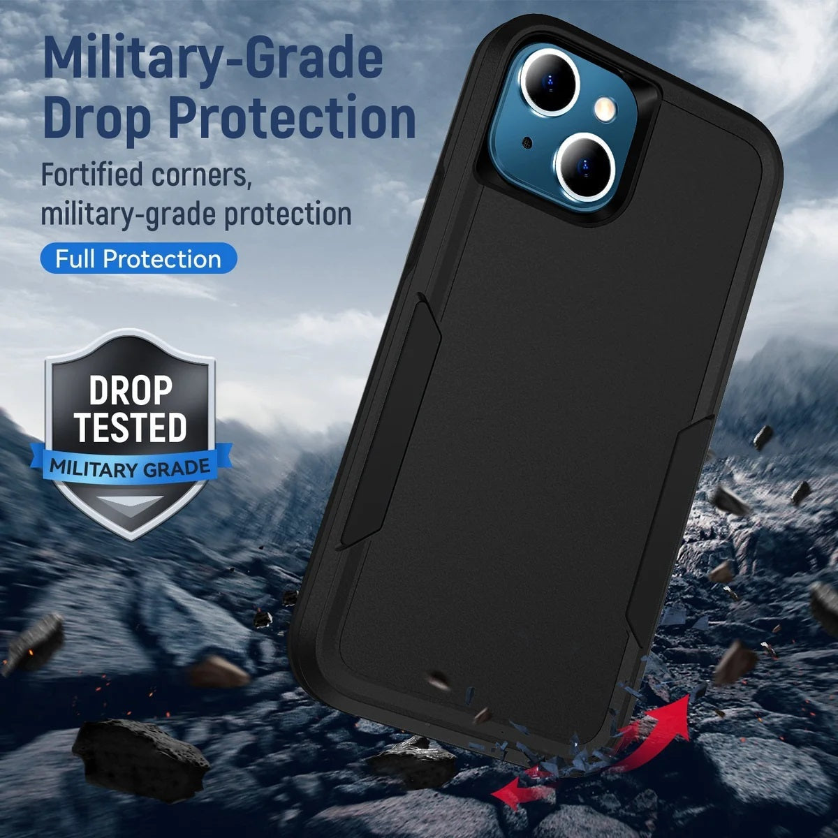 USP Rugged Apple iPhone 16 Pro Max (6.9") Armor Light Case with MagSafe – Black