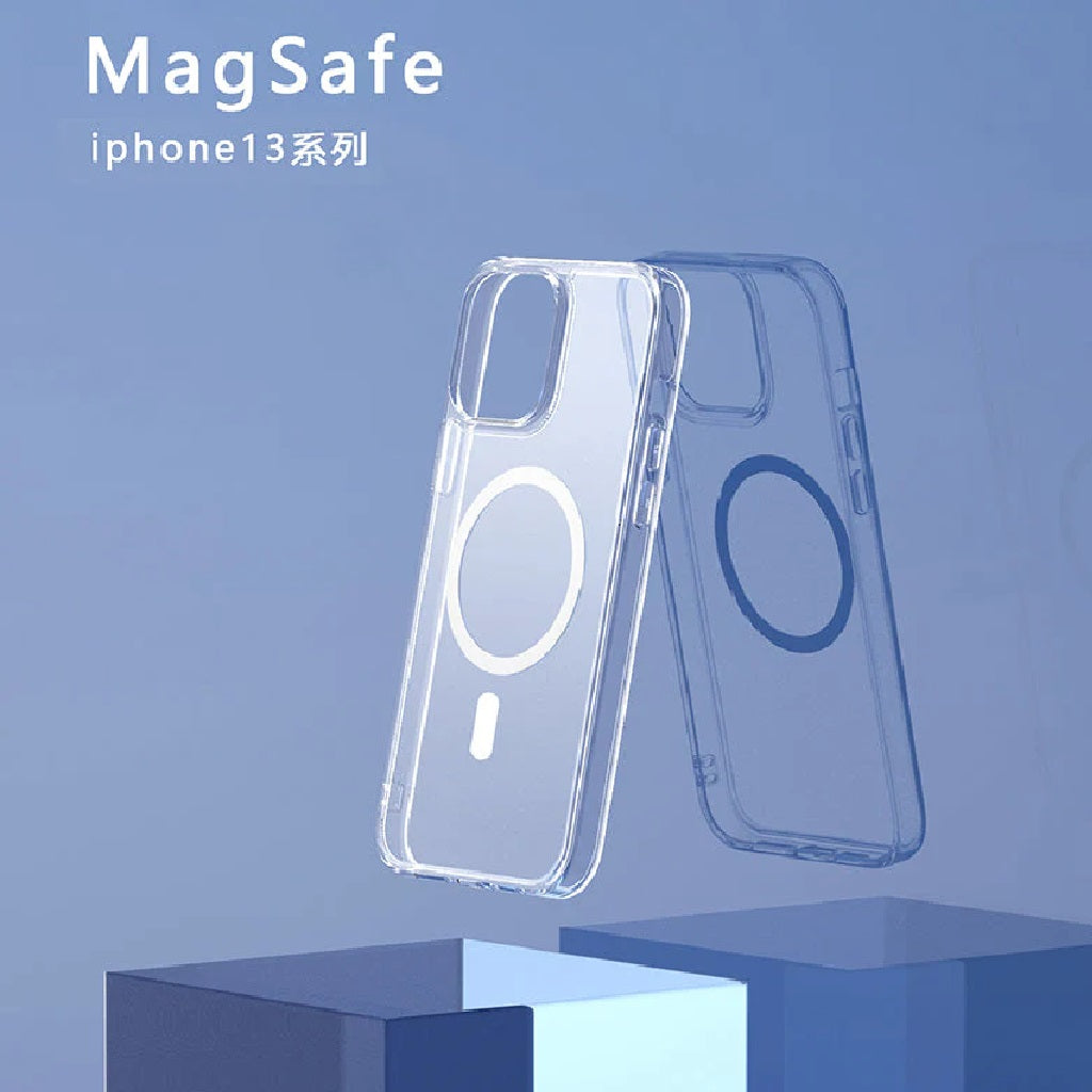 USP Clear Rock Series MagSafe Shockproof Case for iPhone 16 Pro – Clear