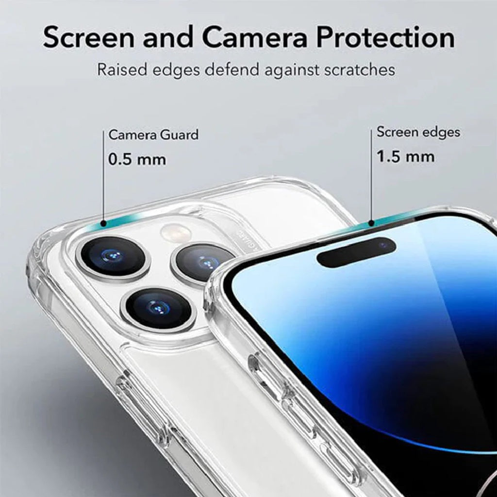 USP Clear Rock Series Shockproof Case for iPhone 16 Pro Max – Clear