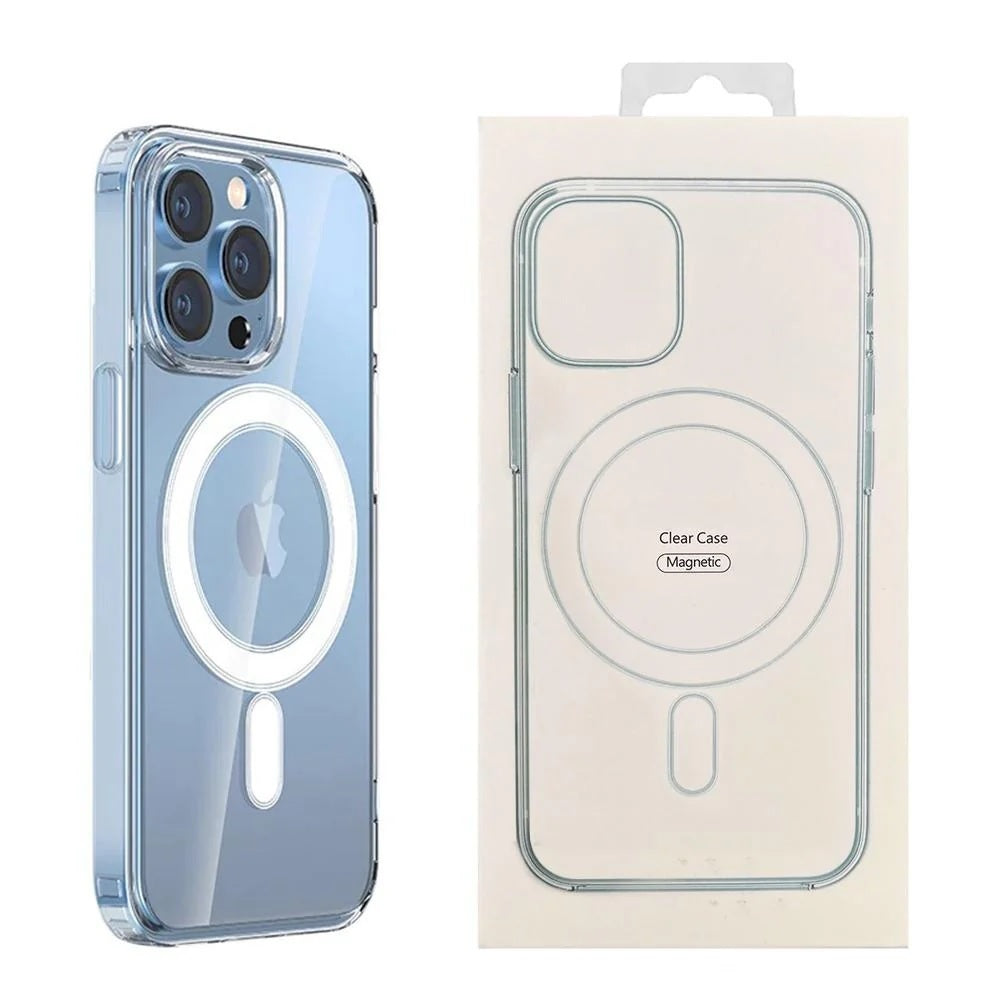 USP Apple iPhone 16 Plus (6.7') Clear Case with MagSafe - Built-in magnets, Scratch Resistant, Crystal Clear,Shockproof, 5 Years Warranty