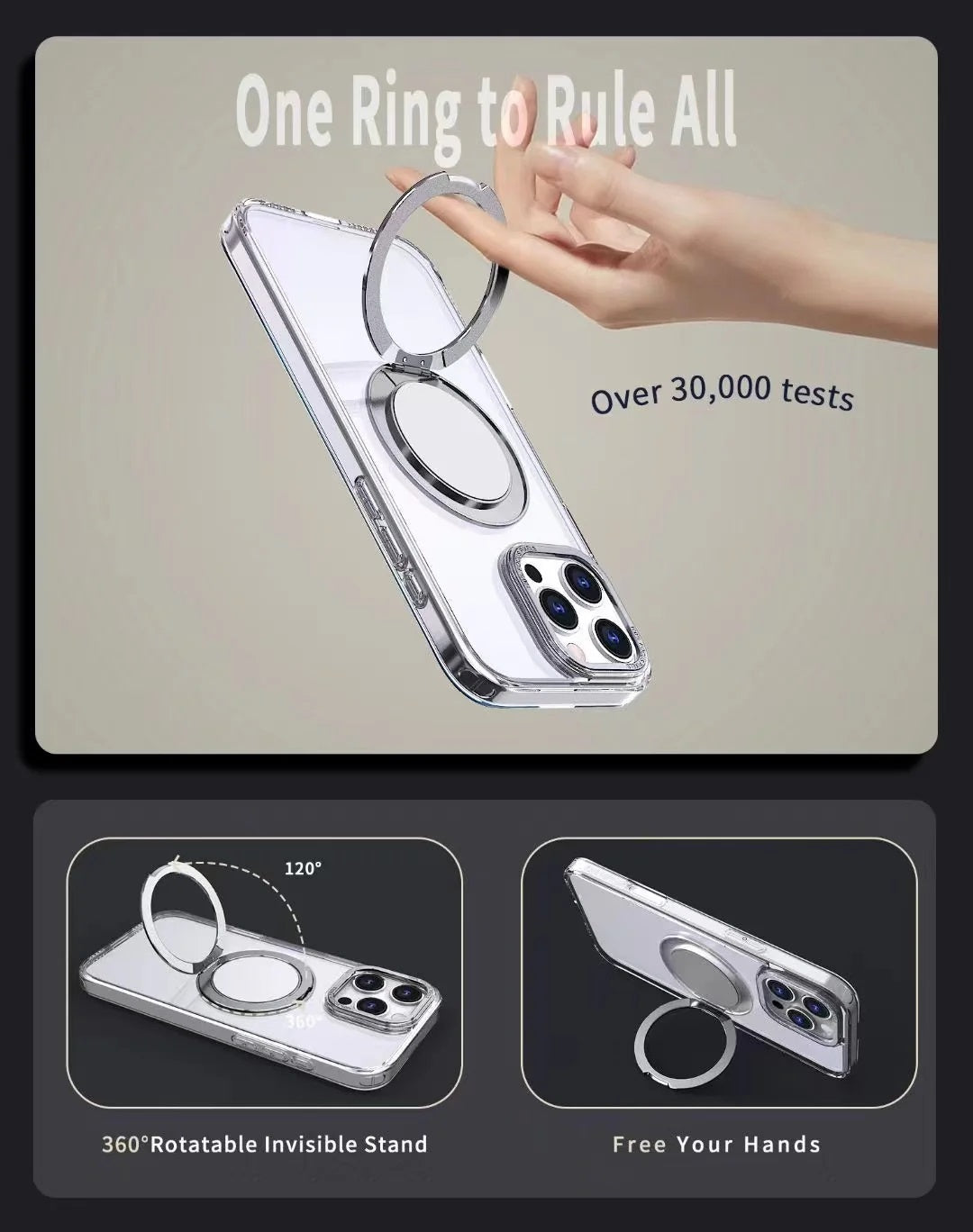 USP Apple iPhone 17 Pro (6.3") Clear Case with MagSafe