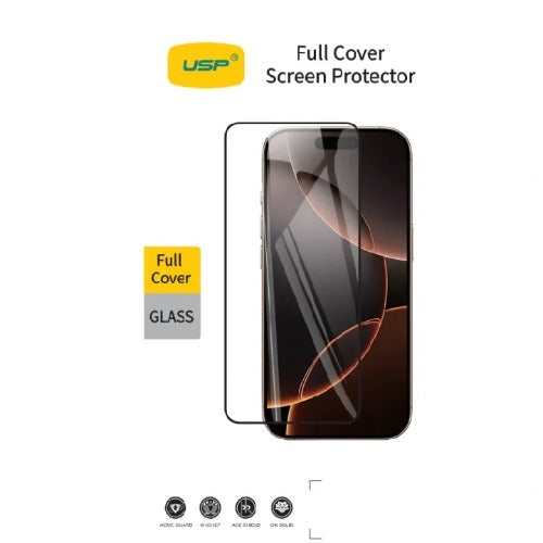USP Apple iPhone Air (6.5') Tempered Glass Screen Protector - Full Coverage, 9H Hardness, Bubble-free, 5 Years Warranty