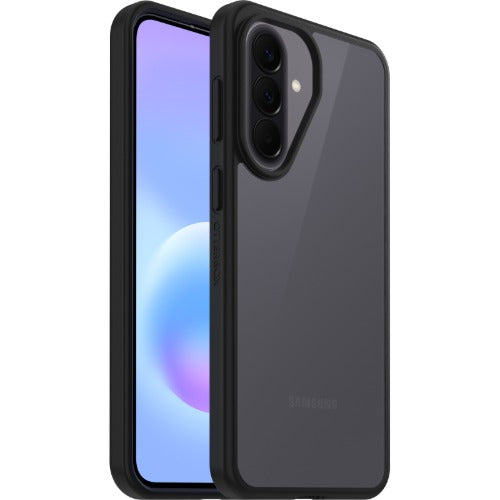 OtterBox React Samsung Galaxy A57 5G (6.7') Case Black Crystal (Clear/Black) - (77-000450),Antimicrobial,DROP+ Military Standard,7 Years Warranty