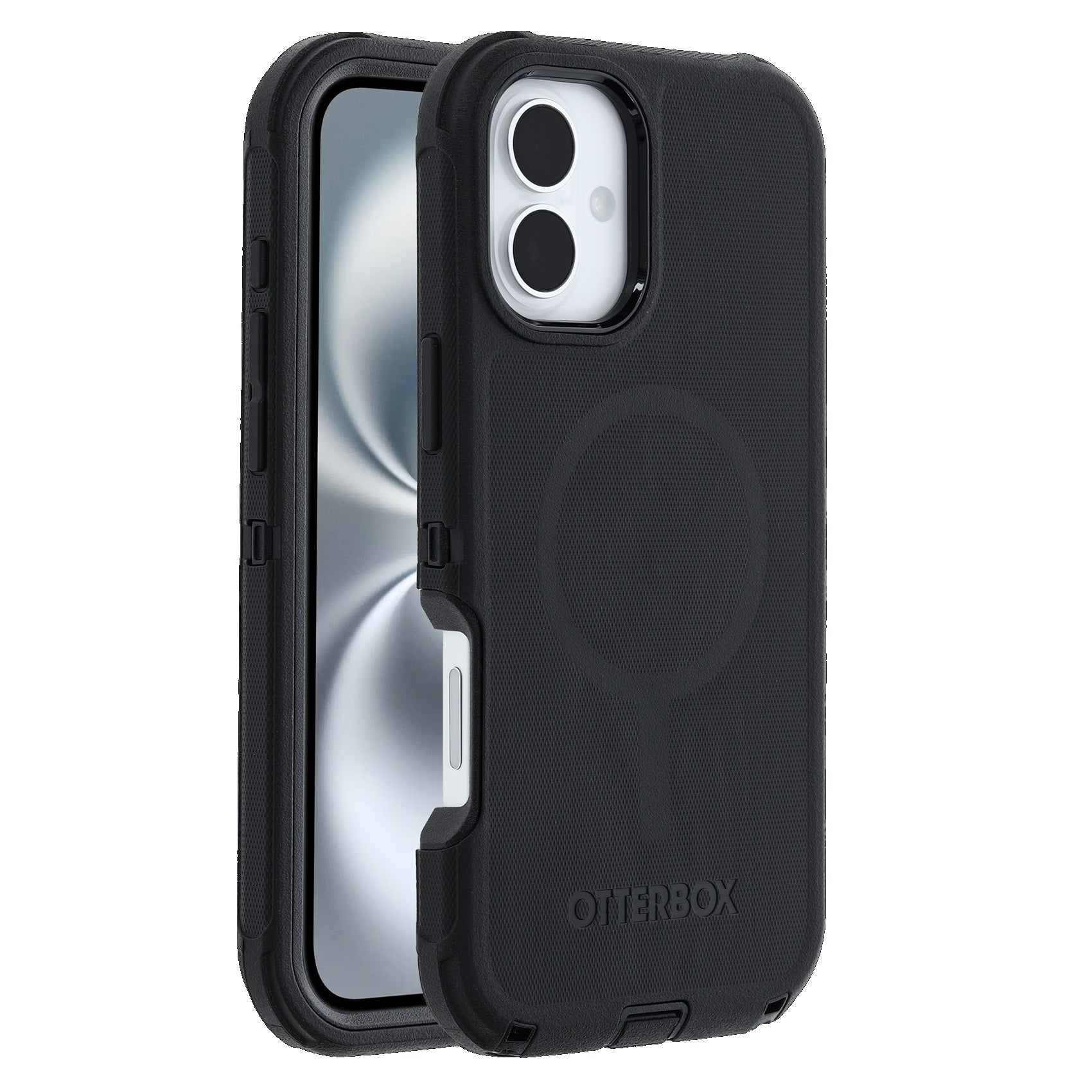 OtterBox Defender Series MagSafe Case for iPhone 16 – Black