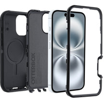OtterBox Defender Series MagSafe Case for iPhone 16 – Black