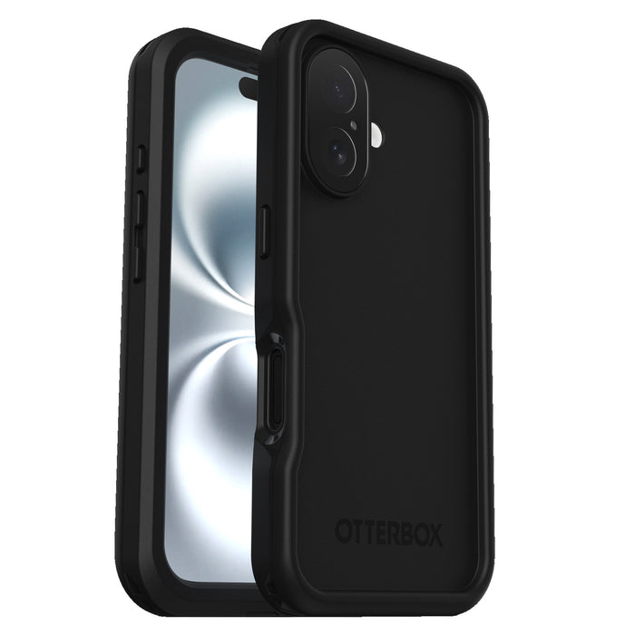 OtterBox FRĒ Series MagSafe Waterproof Case for iPhone 16 – Black