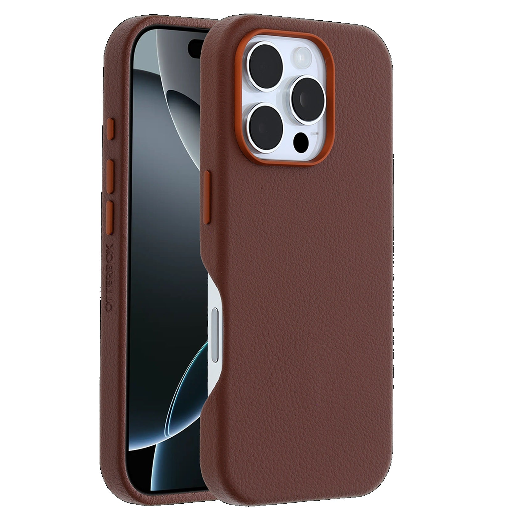 OtterBox Symmetry MagSafe Cactus Leather Apple iPhone 16 Pro Max (6.9") Case – Brown (77-96337)