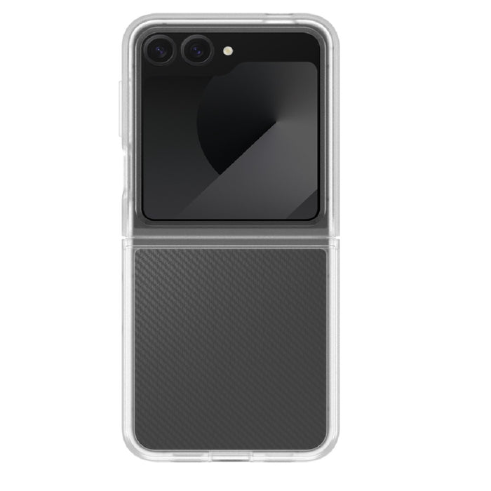 OtterBox Thin Flex Samsung Galaxy Z Flip7 5G (6.9') Case Clear - (77-98217), DROP+ Military Standard, Raised Edges, Ultra-Slim, 7 Years Warranty