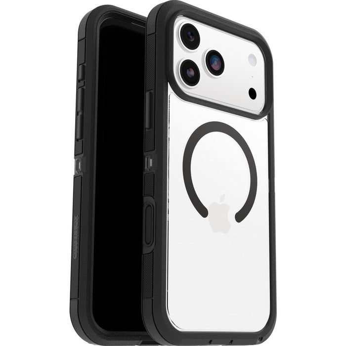 OtterBox Defender Pro XT MagSafe Apple iPhone 17 Pro Max (6.9') Case Dark Side (Clear/Black) - (77-98534), DROP+ 7X Military Standard,7 Years Warranty