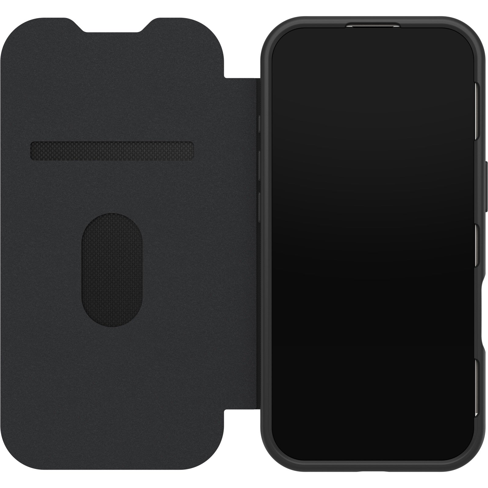 OtterBox React Folio MagSafe Apple iPhone 17 (6.3") Case - Black Crystal (Clear/Black)