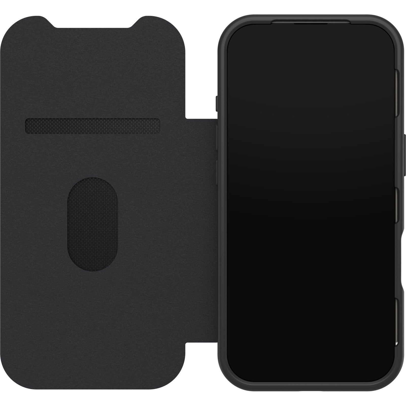 OtterBox React Folio MagSafe Apple iPhone 17 Pro Max (6.9") Case - Black Crystal (Clear/Black)