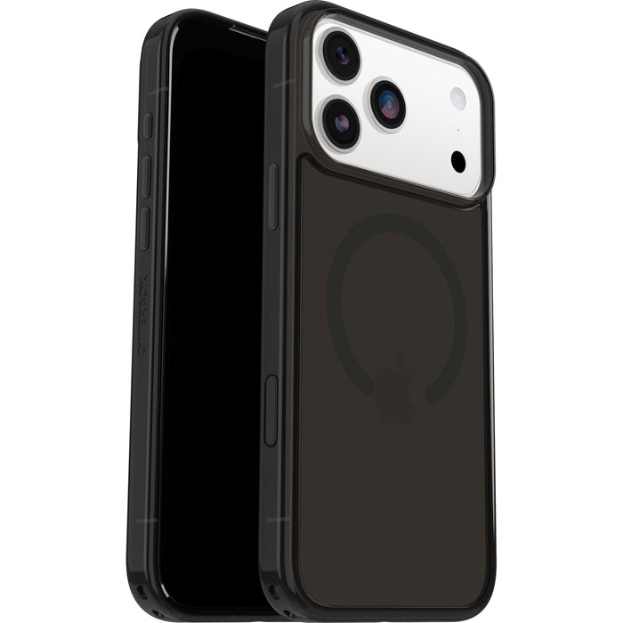 OtterBox Symmetry Clear MagSafe Apple iPhone 17 Pro Max (6.9') Case Black Mist (Clear / Black) -(77-98876),DROP+ 3X Military Standard,7 Years Warranty