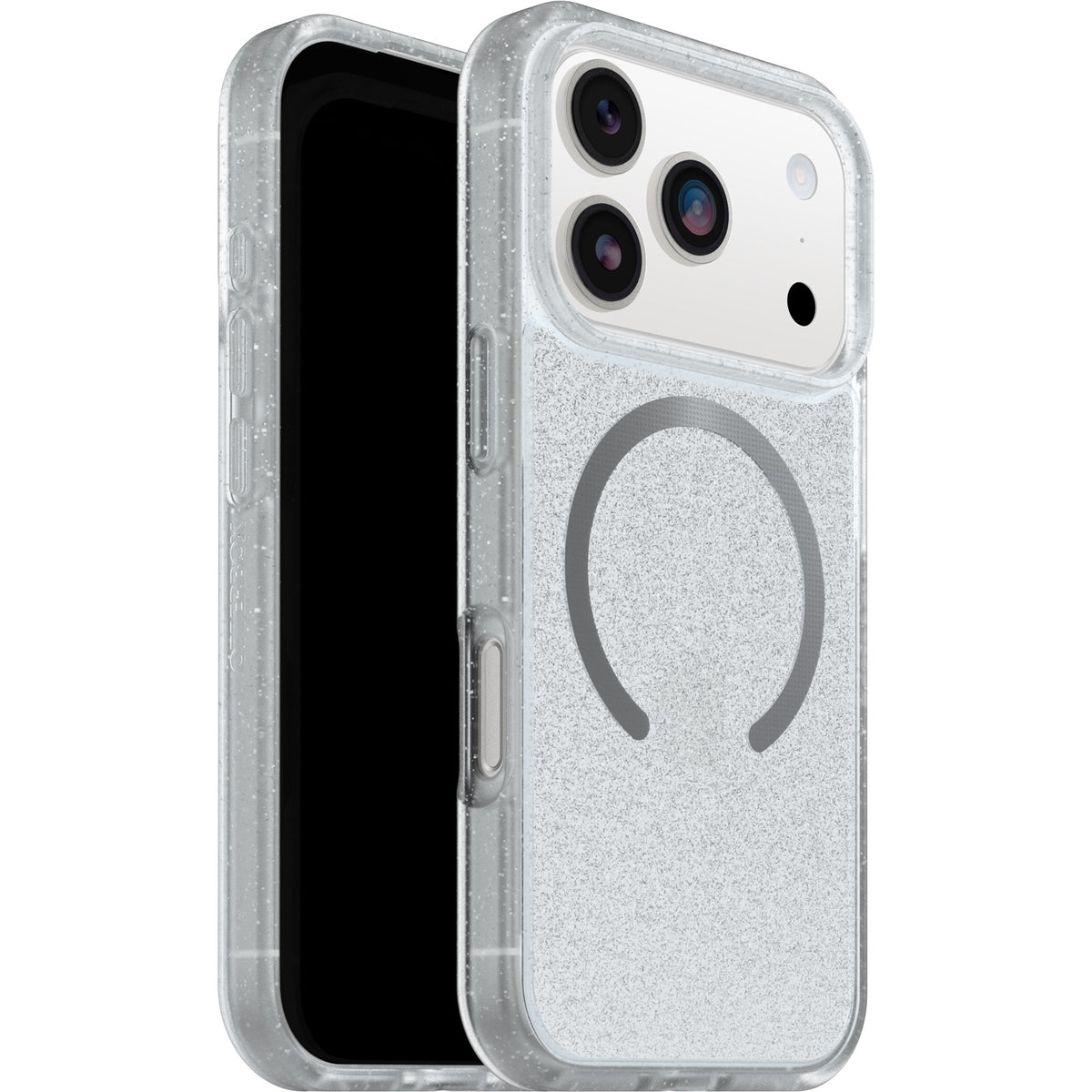 OtterBox React MagSafe Apple iPhone 18 Pro / iPhone 17 Pro (6.3') Case Stardust (Clear Glitter) - (77-99281),DROP+ Military Standard,7 Years Warranty