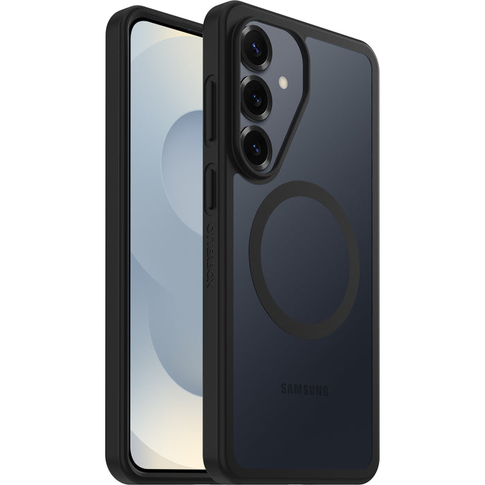 OtterBox React Magnets Samsung Galaxy S26+ 5G (6.7') Case Black Crystal (Clear/Black) - (77-99936),DROP+ Military Standard, 7 Years Warranty