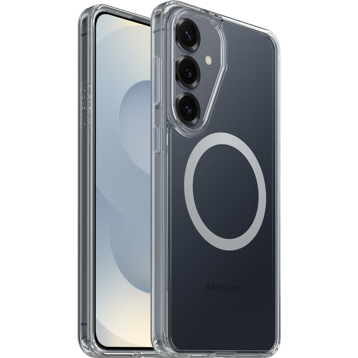 OtterBox Symmetry Clear Magnets Samsung Galaxy S26+ 5G (6.7') Case Clear - (77-99971), DROP+ 3X Military Standard, Raised Edges, 7 Years Warranty