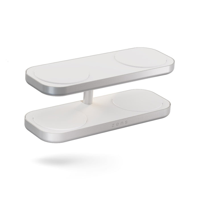 OtterBox 60W Zens Quattro Charger Pro 4 - White (78-81526), Qi2 Wireless Charging, Charge 4 Devices Simultaneously, 2 Years Warranty