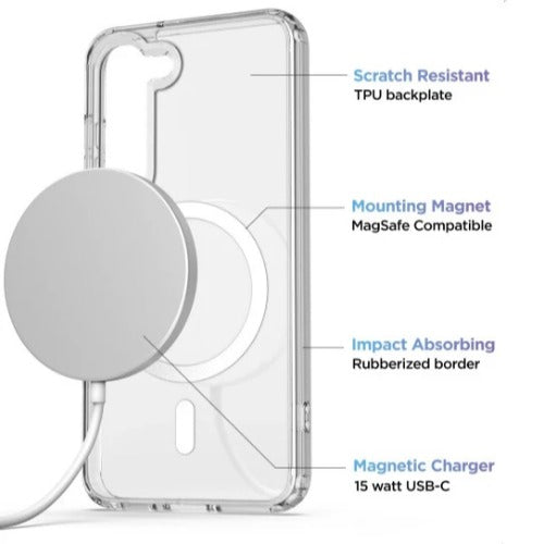 USP Samsung Galaxy S26 Ultra 5G (6.9") MagSafe Hard Crystal Clear Case