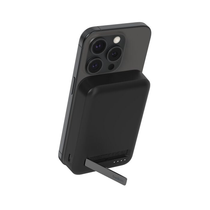 Belkin BoostCharge Pro 10k mAh Magnetic Power Bank With Qi2 + USB-C Cable (1M) - Black (BPD008BTBK),15W,2xUSB-C,Overcharge Protection,2 Years Warranty