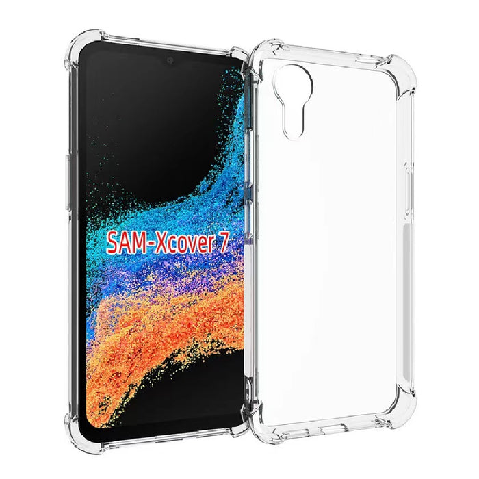 USP Samsung Galaxy Xcover7 (6.6') Jelly Clear Case - Shockproof, DropProof, Tough Gel, Flexibilty, Extra Grip, 5 Years Warranty