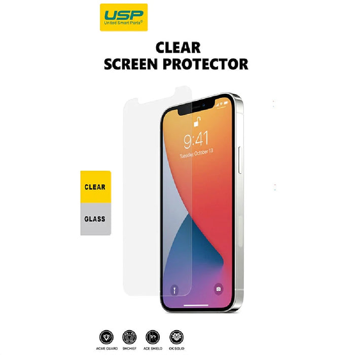 USP Apple iPhone SE (3rd & 2nd Gen) and iPhone 8 / iPhone 7 (4.7') Tempered Glass Screen Protector - Full Coverage, 9H Hardness,  5 Years Warranty