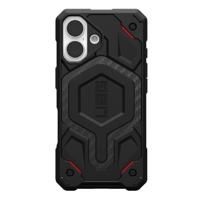 UAG Monarch Pro MagSafe Kevlar Case for iPhone 16 – Kevlar Black