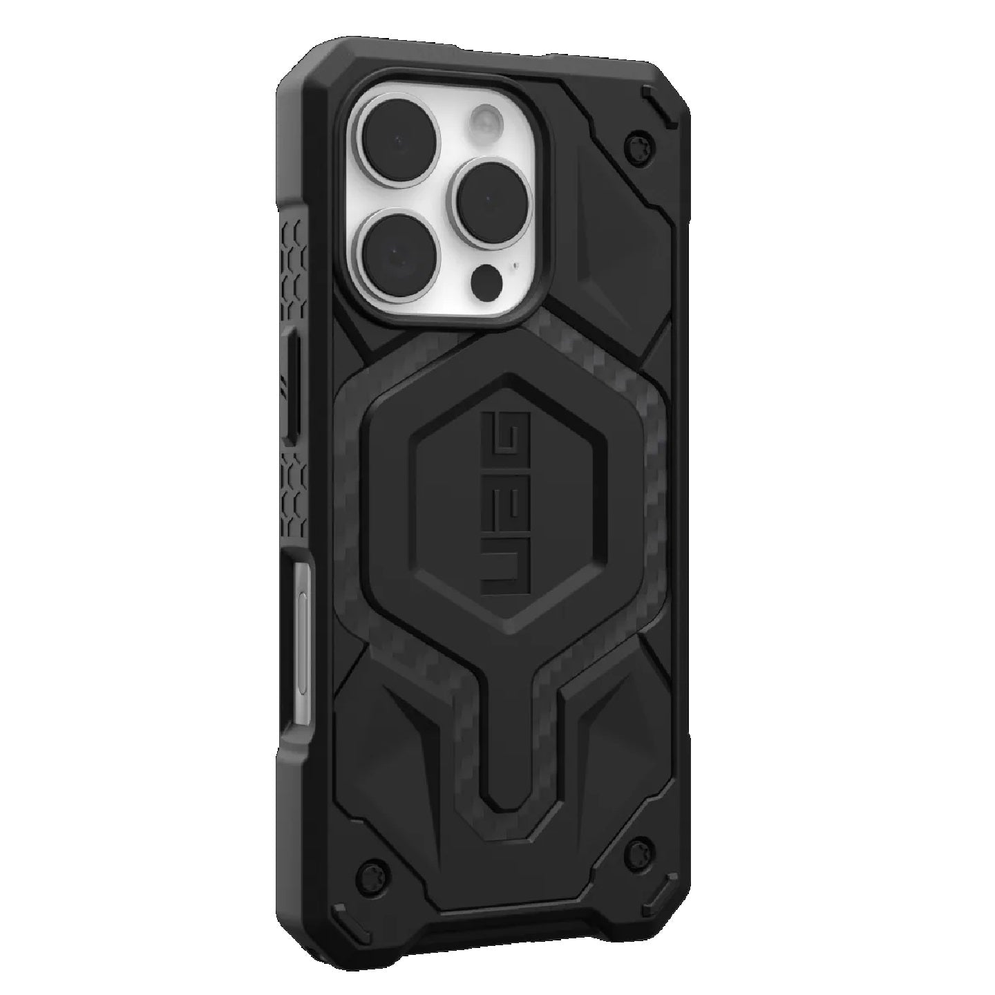 UAG Monarch Pro MagSafe Case for iPhone 16 Pro – Carbon Fiber