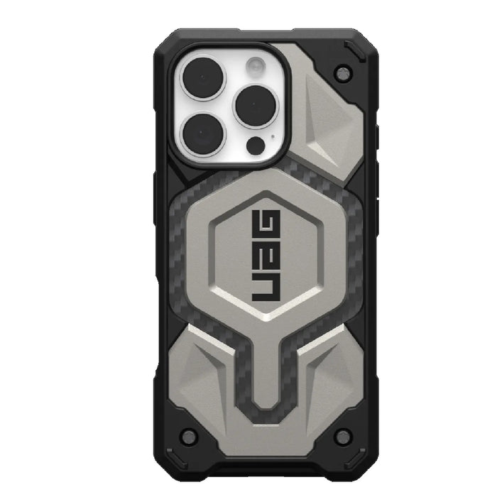 UAG Monarch Pro MagSafe Case for iPhone 16 Pro – Titanium