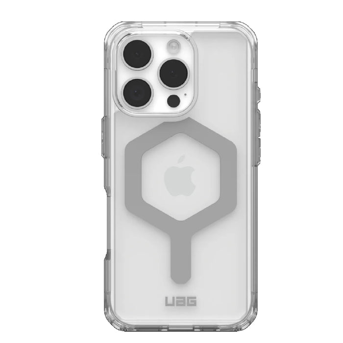 UAG Plyo Series MagSafe Case for iPhone 16 Pro – Ice/Silver