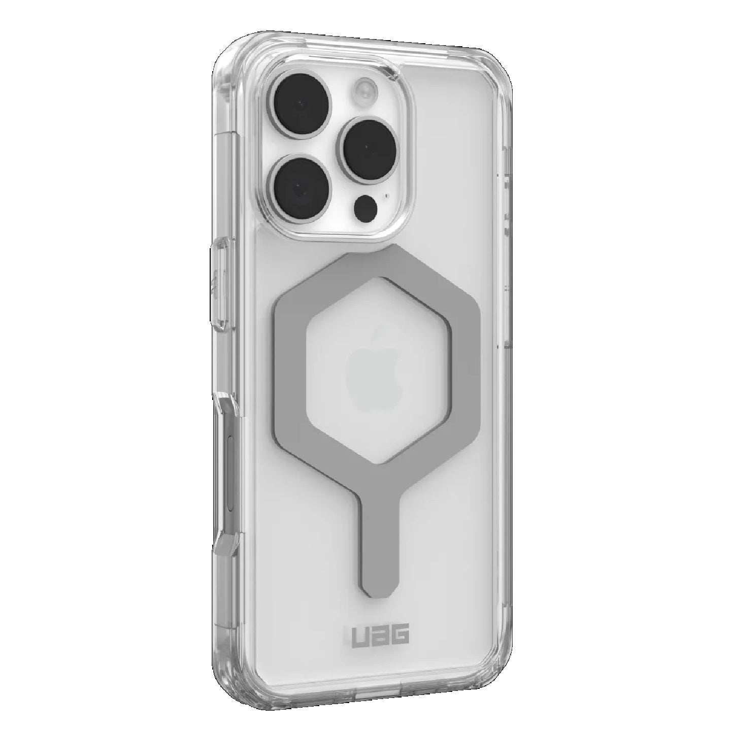 UAG Plyo Series MagSafe Case for iPhone 16 Pro – Ice/Silver