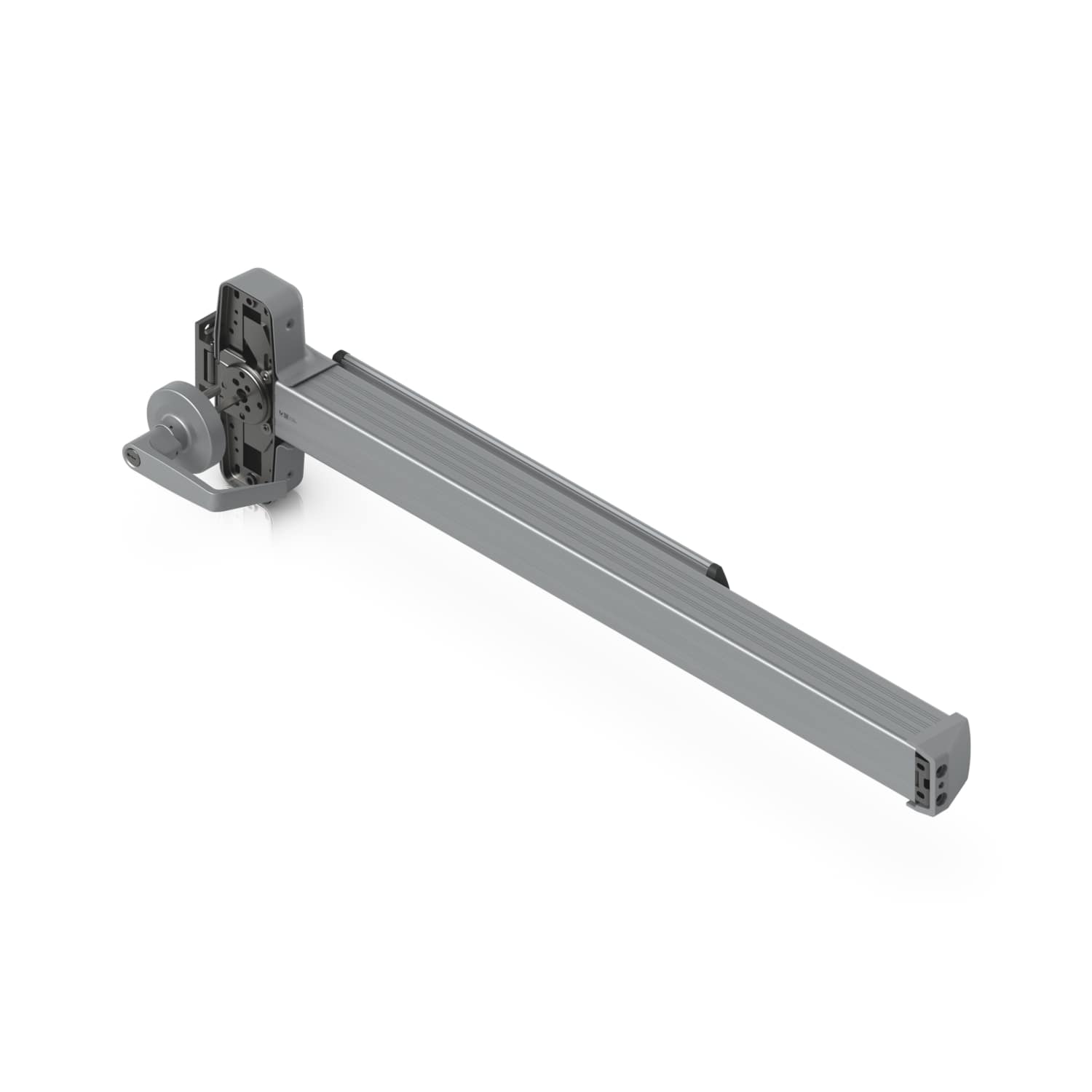 Ubiquiti Panic Bar, A Single-Latched Bar Installed, Emergency Exit Doors, Allowing Quick, Easy Egress, Pushing Bar Open, Door During Emergencies.