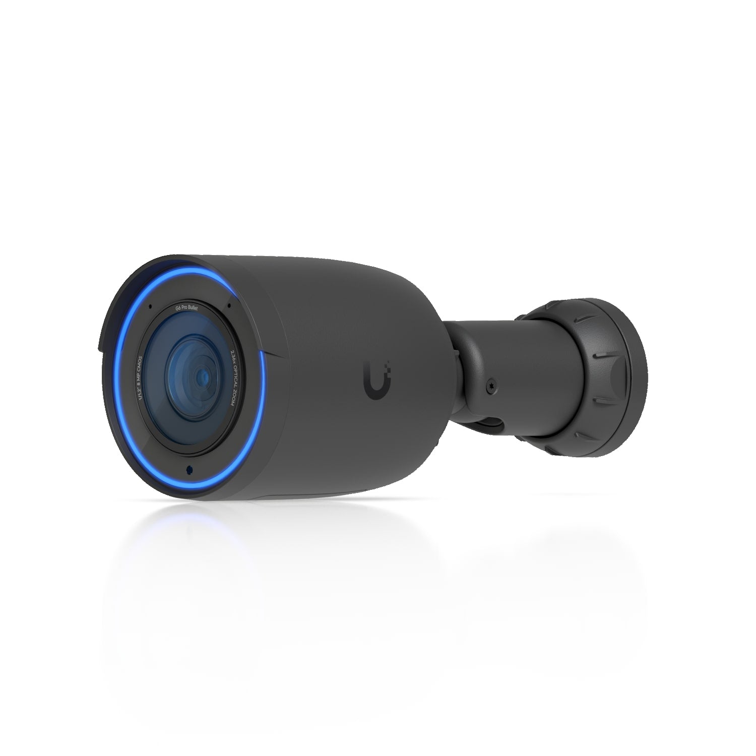 Ubiquiti G6 Pro Bullet,Black All-Weather 4K PoE+ Camera, Multi-TOPS AI Engine, 2.36x Optical Zoom, Large 1/1.2'CMOS Sensor, Long-Range IR Night Vision