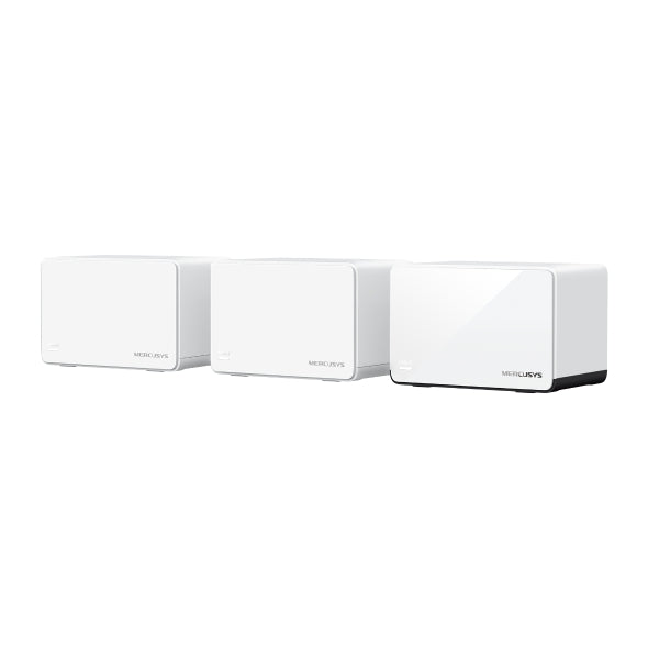 Mercusys Halo H85X(3-pack) AX3000 Whole Home Mesh WiFi 6 System,  574 Mbps at 2.4 GHz, 2402 Mbps at 5 GHz