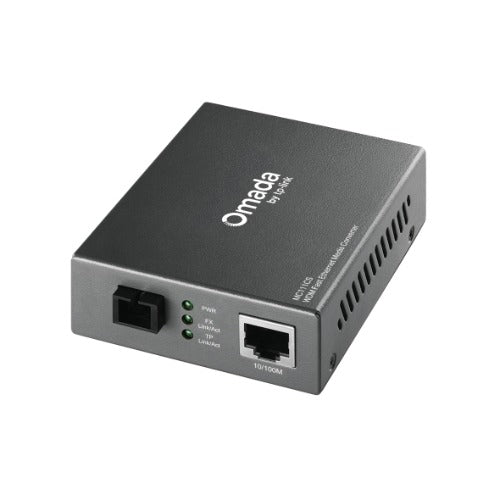 (E)TP-Link MC111CS 10/100Mbps SC WDM Media Converter Monomode Simplex 10/100Base-TX, 100Base-FX standards Link Fault Passthrough and Far End Fault