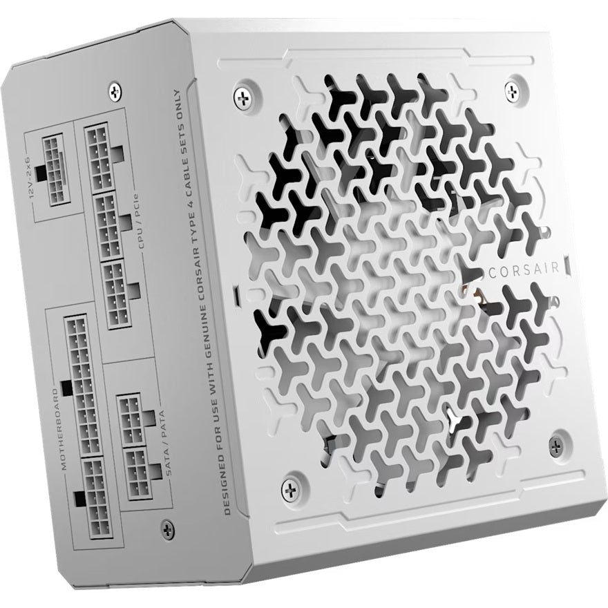 Corsair RMe Series™ RM750e - Fully Modular Low-Noise ATX Power Supply - White (AU), Cybenetics Gold, ATX12V 3.1, 2x PATA, 2x EPS, 6x SATA, 3x PCIe