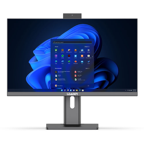 Leader Visionary AIO, 27' FHD, Intel i5-13420H, 16GB DDR4, 1TB NVMe SSD, Wi-Fi 6, 2M Camera, VESA, 1 Year Warranty, Windows 11 PRO, Keyboard & Mous