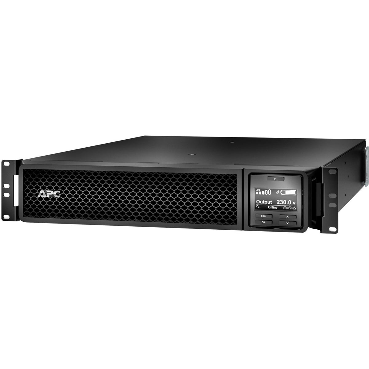 APC Smart-UPS 2200VA/1980W Online UPS, 2U Rackmount, 230V/16A Input, 2x IEC C19 & 8x IEC C13 Outlets, Lead Acid Battery, W/ Network Card, W/ Rail Kit