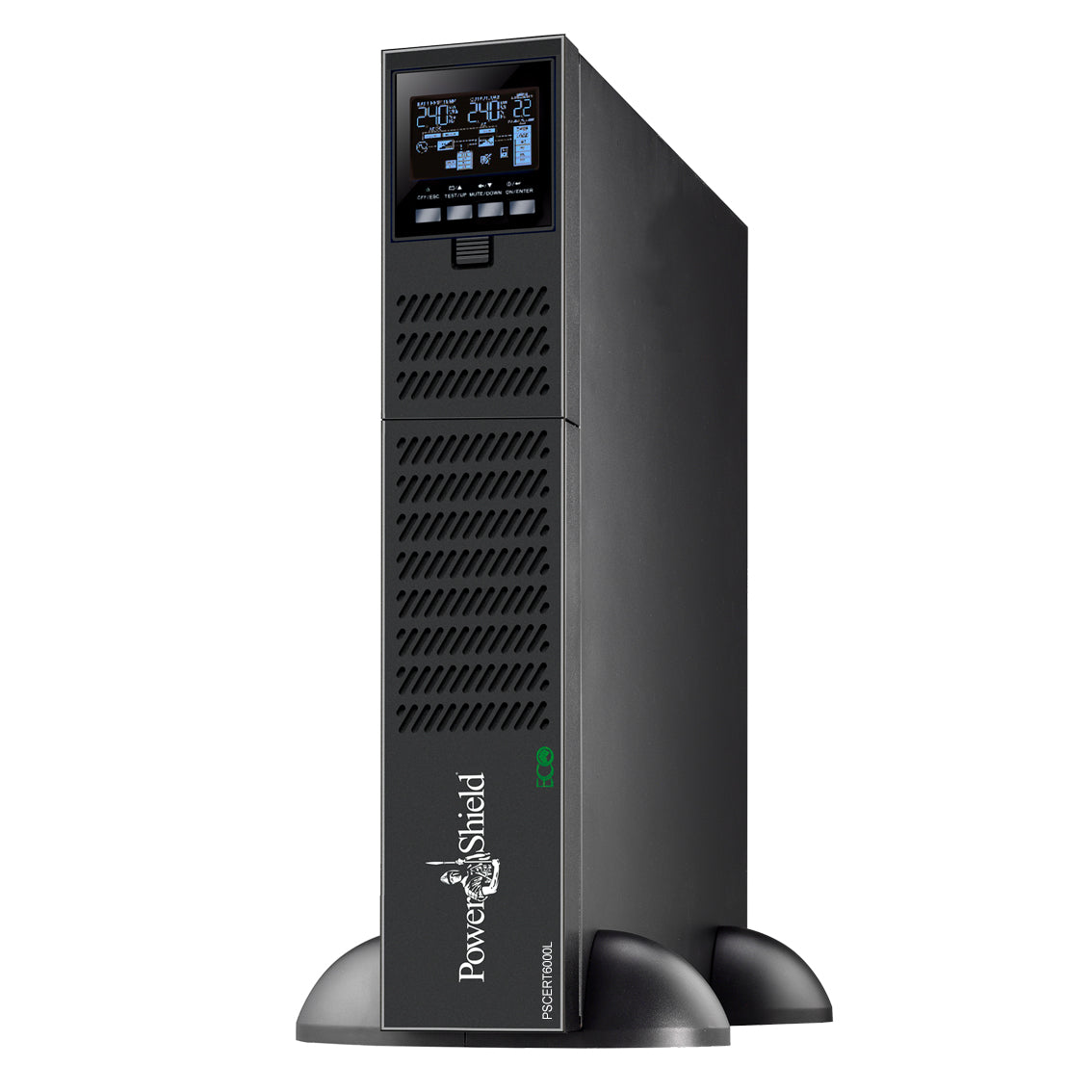 PowerShield Centurion RT 6000VA/6000W Long Run Model True On-Line, Double Conversion UPS, Hard wired terminal input/output, requires ext battery
