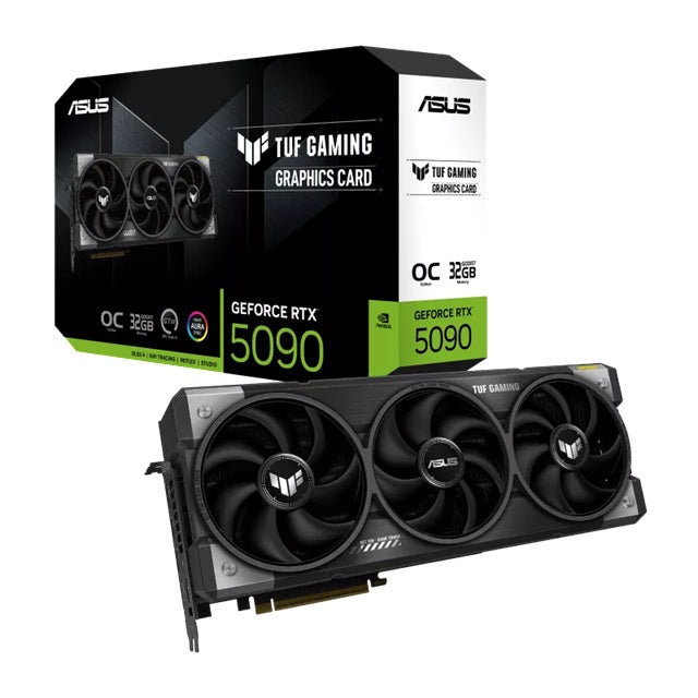 ASUS nVidia GeForce TUF Gaming RTX™ 5090 32GB GDDR7 OC Edition, 2580MHz OC, 21760 CUDA, 28Gbps, 512-bit, PCIe 5.0, 7680x4320, 3.6-Slot, 1000W